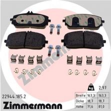Zimmermann 22944.185.2 - Brzdové platničky -