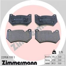 Zimmermann 22958.170.1 - Brzdové platničky -