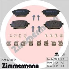 Zimmermann 22986.170.2 - Brzdové platničky -