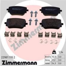 Zimmermann 22987.170.2 - Brzdové platničky -