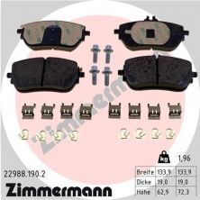 Zimmermann 22988.190.2 - Brzdové platničky -