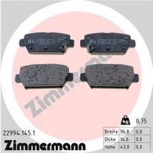 Zimmermann 22994.145.1 - Brzdové platničky -