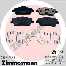 Zimmermann 22997.185.2 - Brzdové platničky -