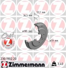 Zimmermann 230.1902.20 - Brzdový bubon -