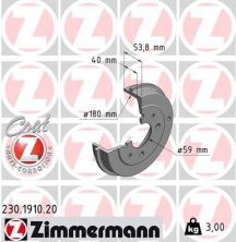 Zimmermann 230.1910.20 - Brzdový bubon -