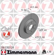 Zimmermann 230.2357.20 - Brzdový kotúč -