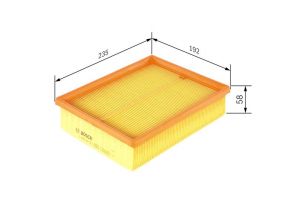 Bosch F 026 400 212 - Vzduchový filter -