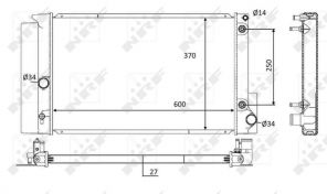 NRF 59115 - Chladič vody -