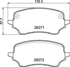 Brembo P 24 236 - Brzdové platničky -