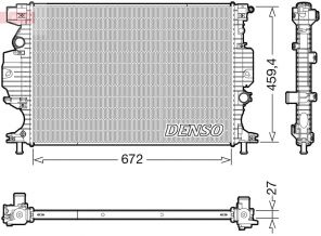 Denso DRM10120 - Chladič vody