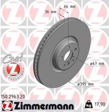 Zimmermann 150.2963.20 - Brzdový kotúč -