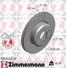 Zimmermann 150.3465.20 - Brzdový kotúč -