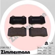 Zimmermann 21381.150.1 - Brzdové platničky -