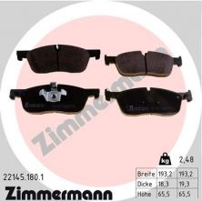 Zimmermann 22145.180.1 - Brzdové platničky -