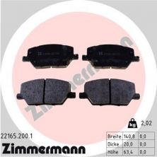 Zimmermann 22165.200.1 - Brzdové platničky -