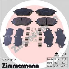 Zimmermann 22782.185.2 - Brzdové platničky -