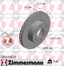 Zimmermann 230.6268.20 - Brzdový kotúč -