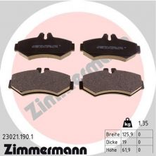 Zimmermann 23021.190.1 - Brzdové platničky -