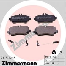 Zimmermann 23070.170.2 - Brzdové platničky -