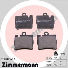 Zimmermann 23078.160.1 - Brzdové platničky -
