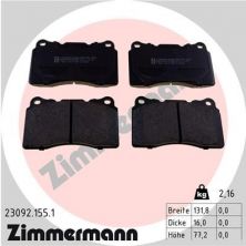 Zimmermann 23092.155.1 - Brzdové platničky -