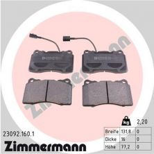 Zimmermann 23092.160.1 - Brzdové platničky -