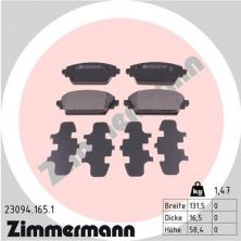 Zimmermann 23094.165.1 - Brzdové platničky -