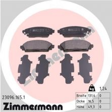 Zimmermann 23096.165.1 - Brzdové platničky -