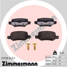 Zimmermann 23138.945.1 - Brzdové platničky -