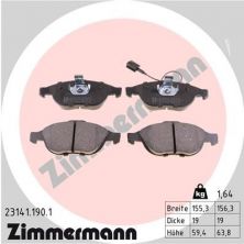 Zimmermann 23141.190.1 - Brzdové platničky -