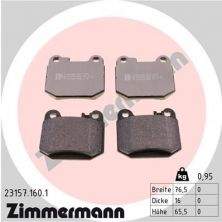 Zimmermann 23157.160.1 - Brzdové platničky -