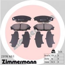 Zimmermann 23178.160.1 - Brzdové platničky -