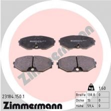 Zimmermann 23184.150.1 - Brzdové platničky -