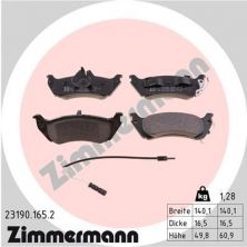 Zimmermann 23190.165.2 - Brzdové platničky -