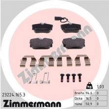 Zimmermann 23224.165.3 - Brzdové platničky -