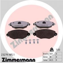 Zimmermann 23279.985.1 - Brzdové platničky -