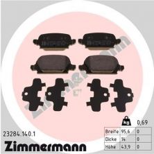 Zimmermann 23284.140.1 - Brzdové platničky -