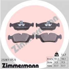 Zimmermann 23287.175.9 - Brzdové platničky -