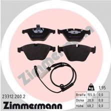 Zimmermann 23312.200.2 - Brzdové platničky -