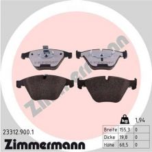 Zimmermann 23312.900.1 - Brzdové platničky -