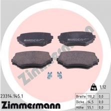 Zimmermann 23314.145.1 - Brzdové platničky -