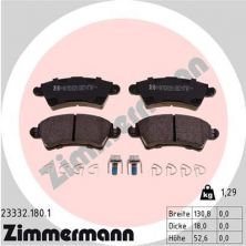 Zimmermann 23332.180.1 - Brzdové platničky -