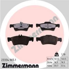 Zimmermann 23334.965.1 - Brzdové platničky -