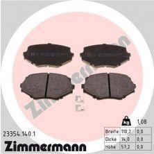 Zimmermann 23354.140.1 - Brzdové platničky -
