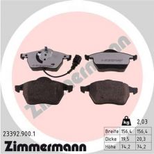 Zimmermann 23392.900.1 - Brzdové platničky -