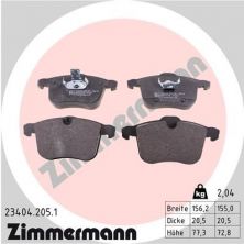 Zimmermann 23404.205.1 - Brzdové platničky -