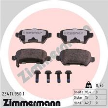 Zimmermann 23417.950.1 - Brzdové platničky -
