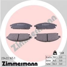 Zimmermann 23422.165.1 - Brzdové platničky -