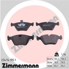 Zimmermann 23474.195.1 - Brzdové platničky -