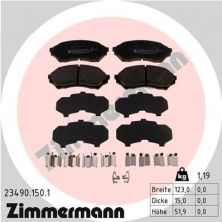Zimmermann 23490.150.1 - Brzdové platničky -